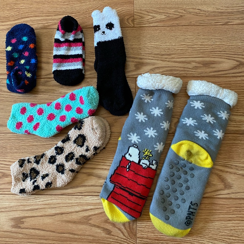A collection of comfy ladies socks